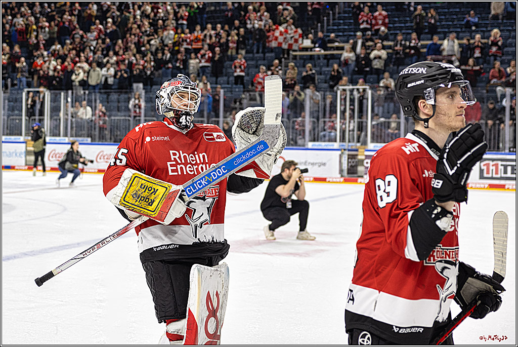 PENNY DEL 1. Playoff-Runde: Kölner Haie - ERC Ingolstadt; Köln, 14.03.2024