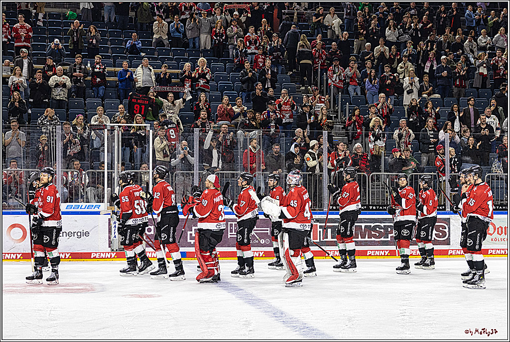 PENNY DEL 1. Playoff-Runde: Kölner Haie - ERC Ingolstadt; Köln, 14.03.2024
