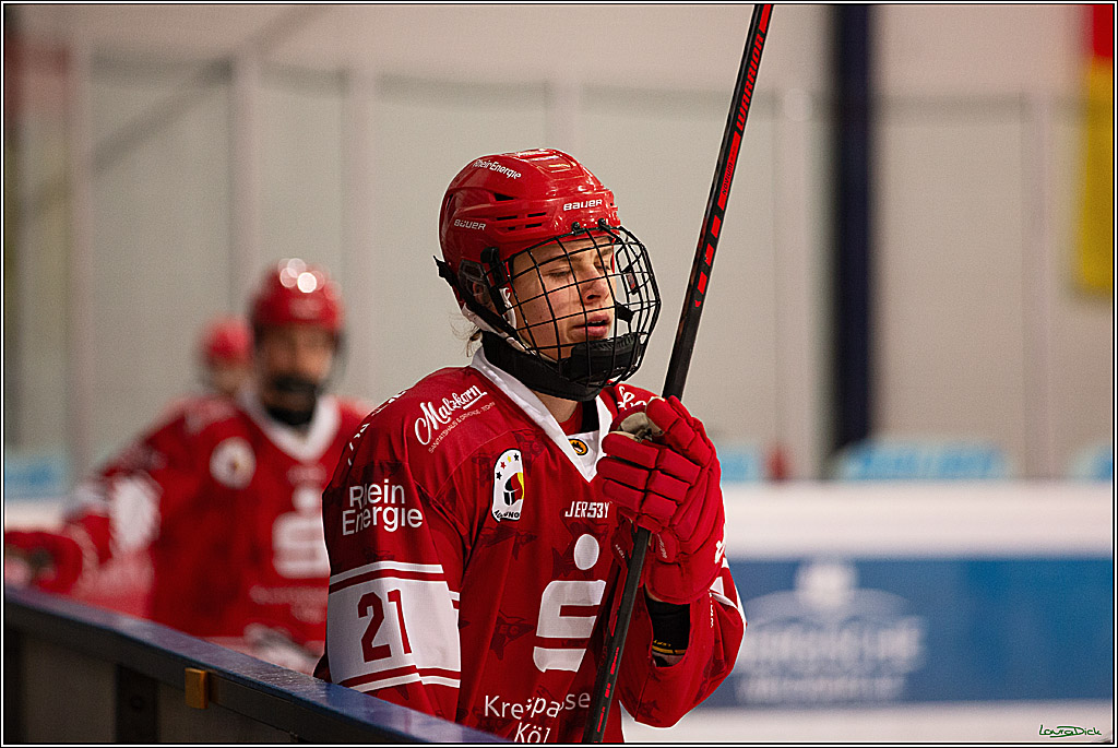 2. Finale Spiel U17 Koelner Junghaie- Jungadler Mannheim; Koeln, 14.04.2024