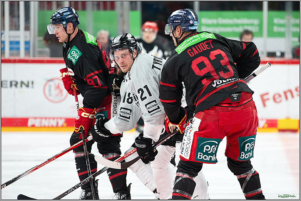 PENNY DEL; Duesseldorfer EG-Koelner Haie; Duesseldorf, 18.10.2024
