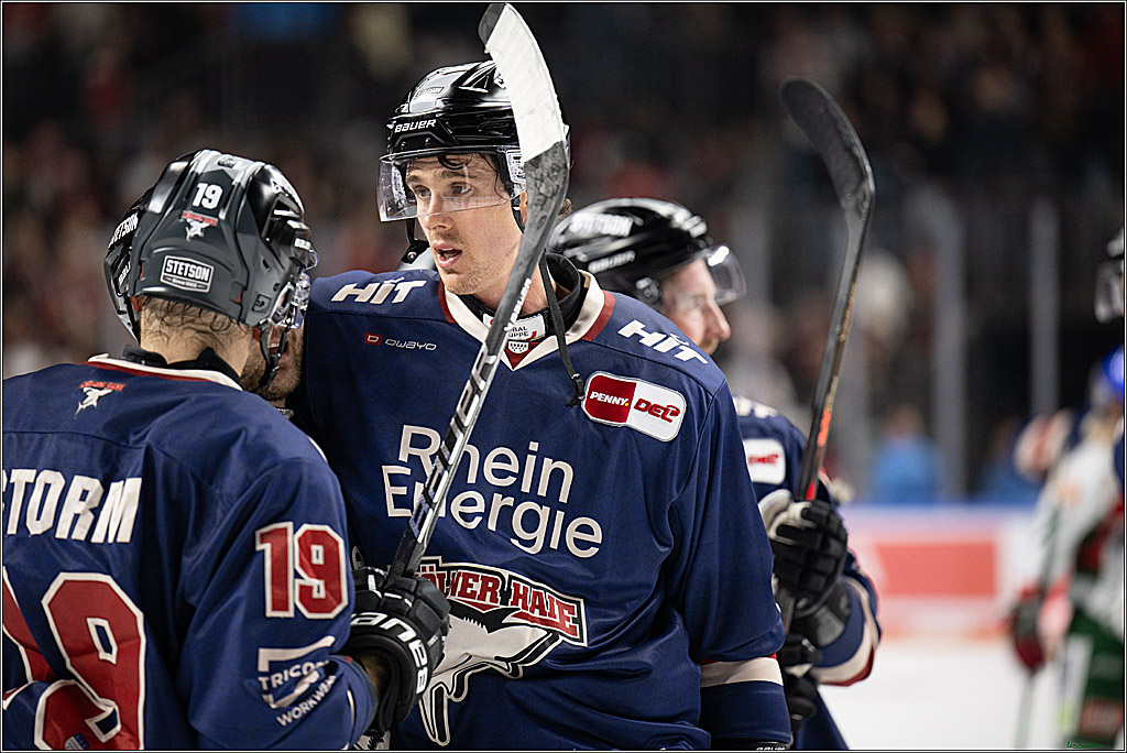 PENNY DEL; Koelner Haie-Augsburger Panther; Koeln, 08.12.2024