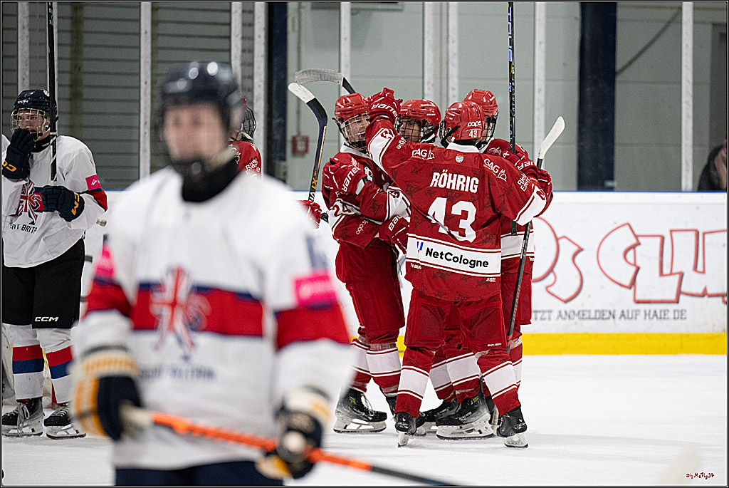 Freundschaftsspiel Junghaie U17 - Nationalmannschaft GRB U18; Köln, 18.12.2024