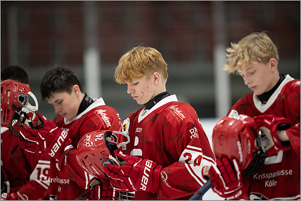 Freundschaftsspiel Junghaie U17 - Nationalmannschaft GRB U18; Köln, 18.12.2024