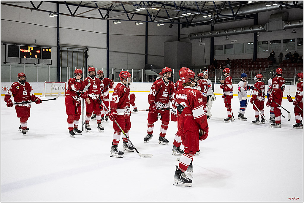 Freundschaftsspiel Junghaie U17 - Nationalmannschaft GRB U18; Köln, 18.12.2024