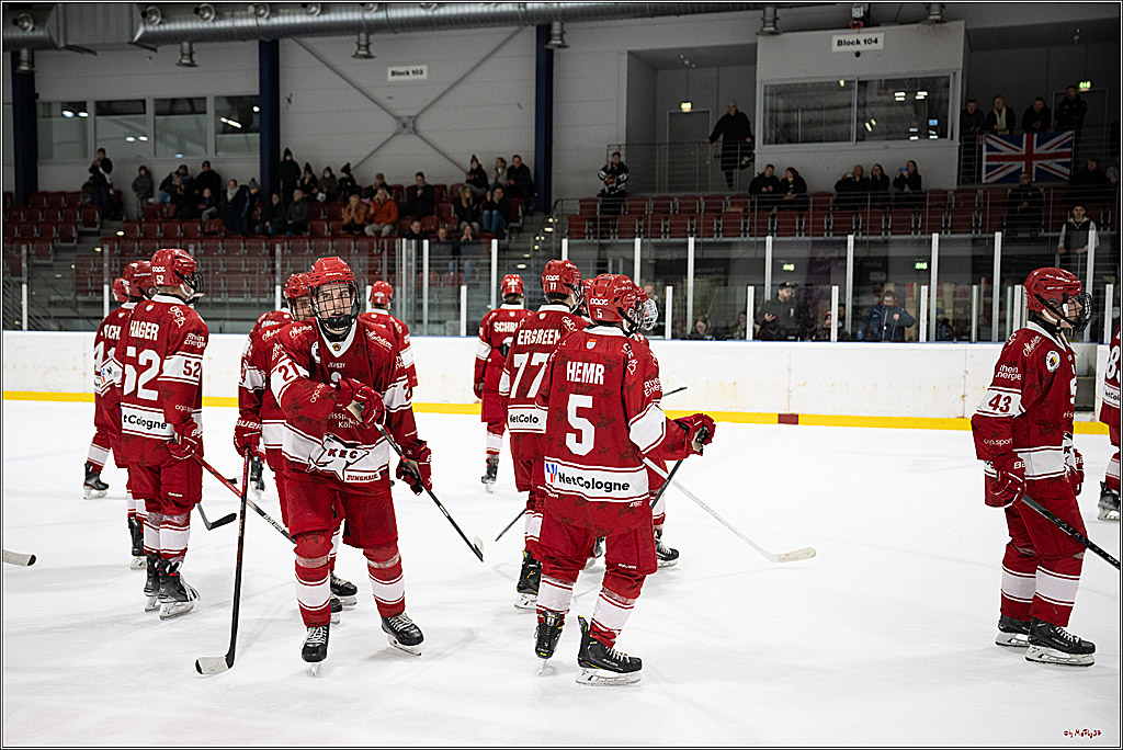 Freundschaftsspiel Junghaie U17 - Nationalmannschaft GRB U18; Köln, 18.12.2024