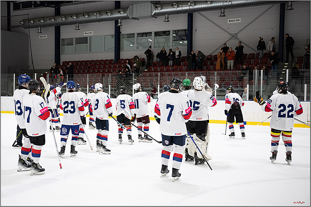 Freundschaftsspiel Junghaie U17 - Nationalmannschaft GRB U18; Köln, 18.12.2024
