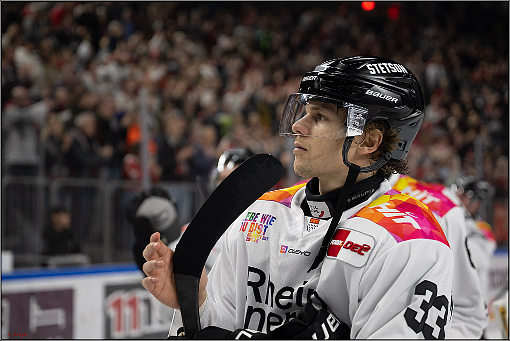 PENNY DEL 1; Kölner Haie - Grizzlys Wolfsburg; Köln, 10.01.2025