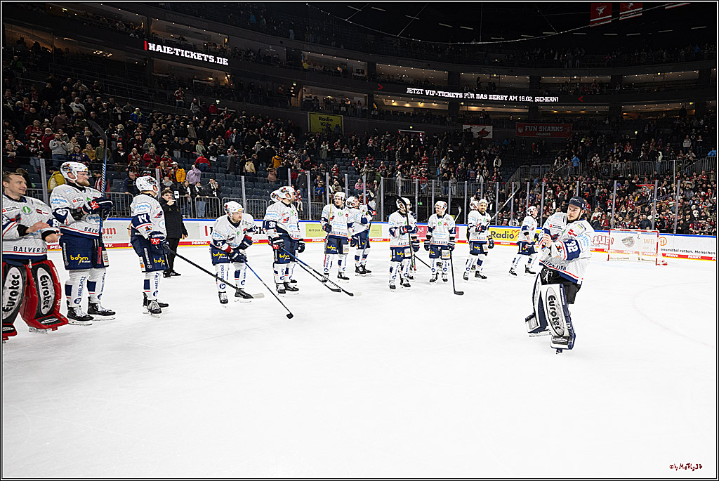 PENNY DEL 1; Kölner Haie - Iserlohn Roosters; Köln, 19.01.2025