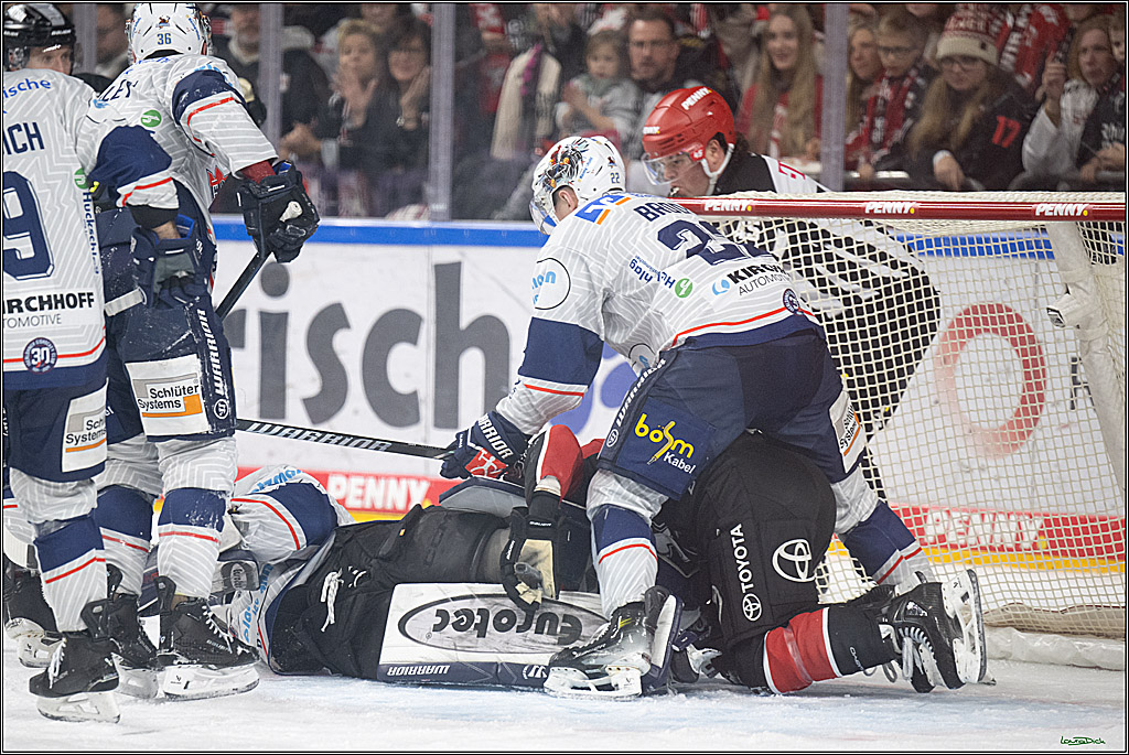 PENNY DEL; Koelner Haie- Iserlohn Roosters; Koeln, 19.01.2025