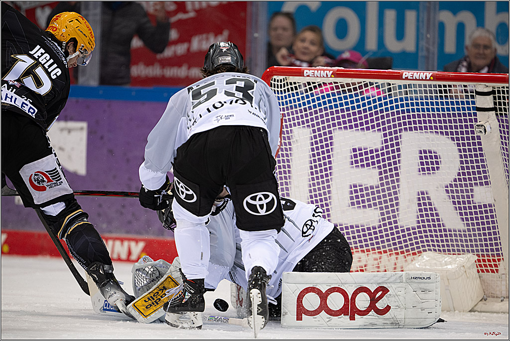 PENNY DEL 1 - Playoff Viertelfinale; Fischtown Pinguins Bremerhaven - Kölner Haie; Bremerhaven, 16.03.2025