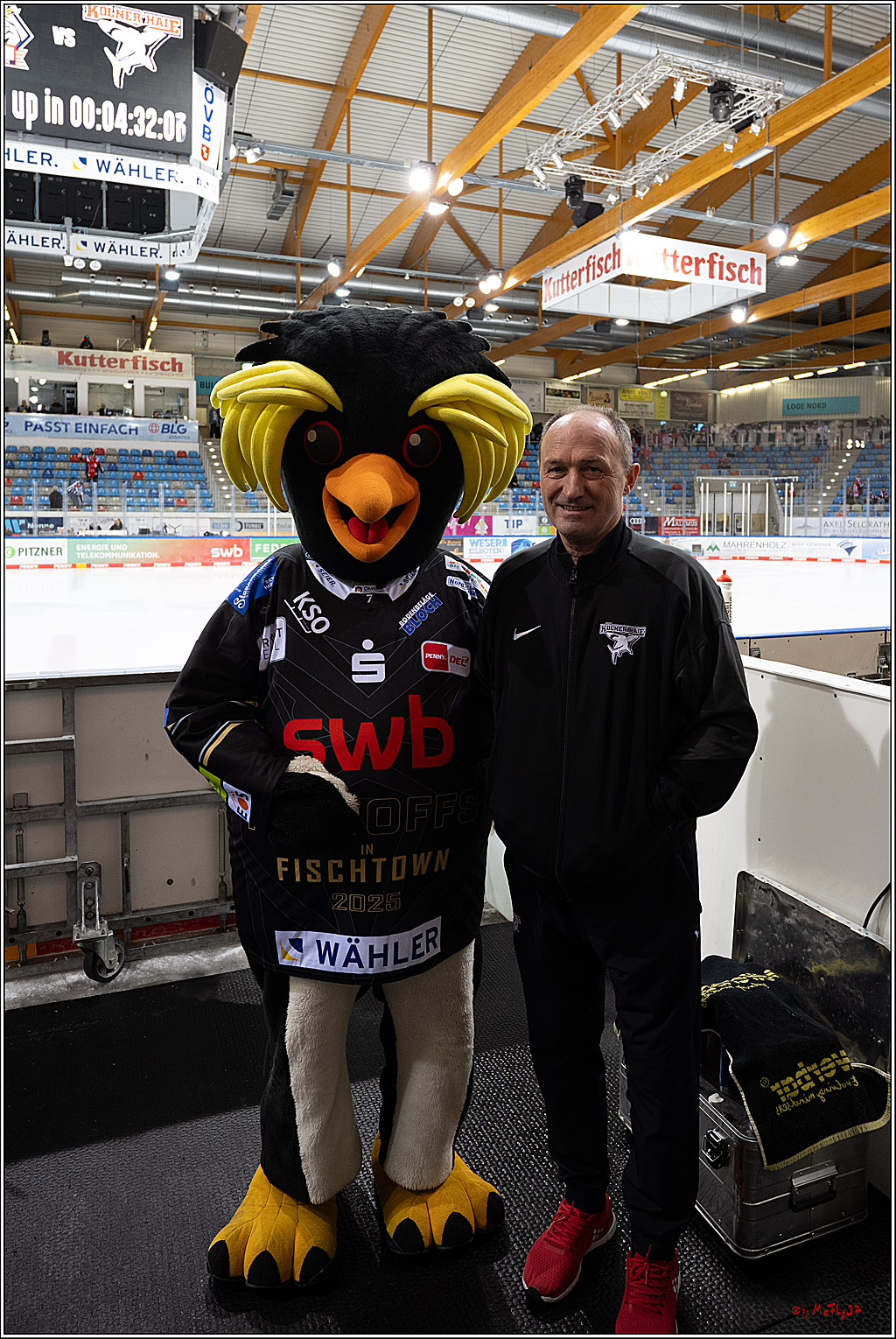 PENNY DEL 1 - Playoff Viertelfinale; Fischtown Pinguins Bremerhaven - Kölner Haie; Bremerhaven, 16.03.2025