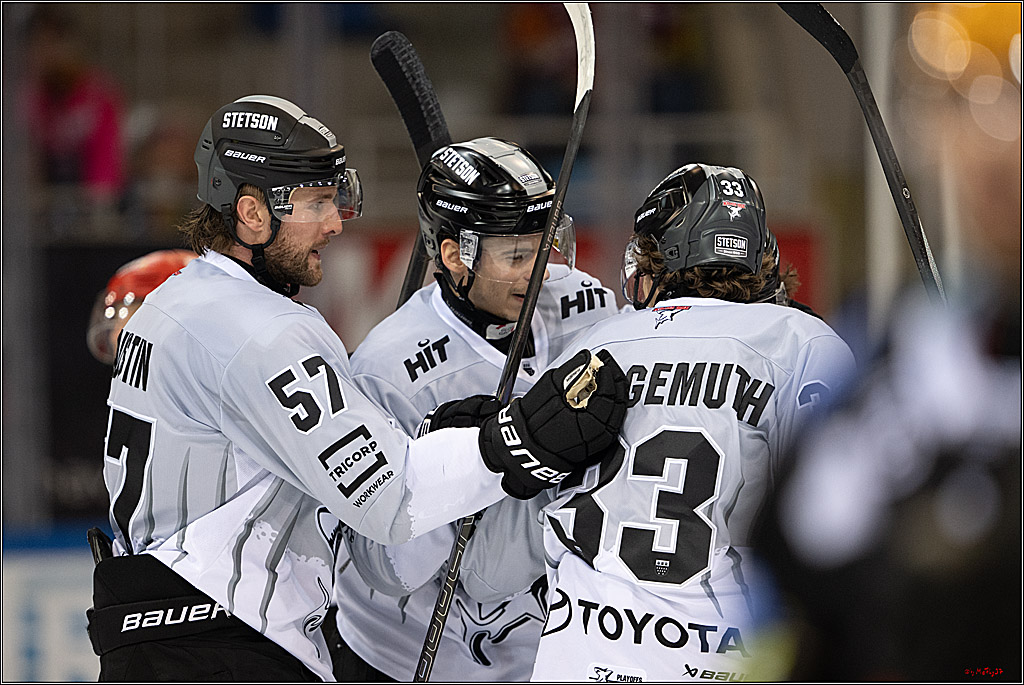 PENNY DEL 1 - Playoff Viertelfinale; Fischtown Pinguins Bremerhaven - Kölner Haie; Bermerhaven, 21.03.2025