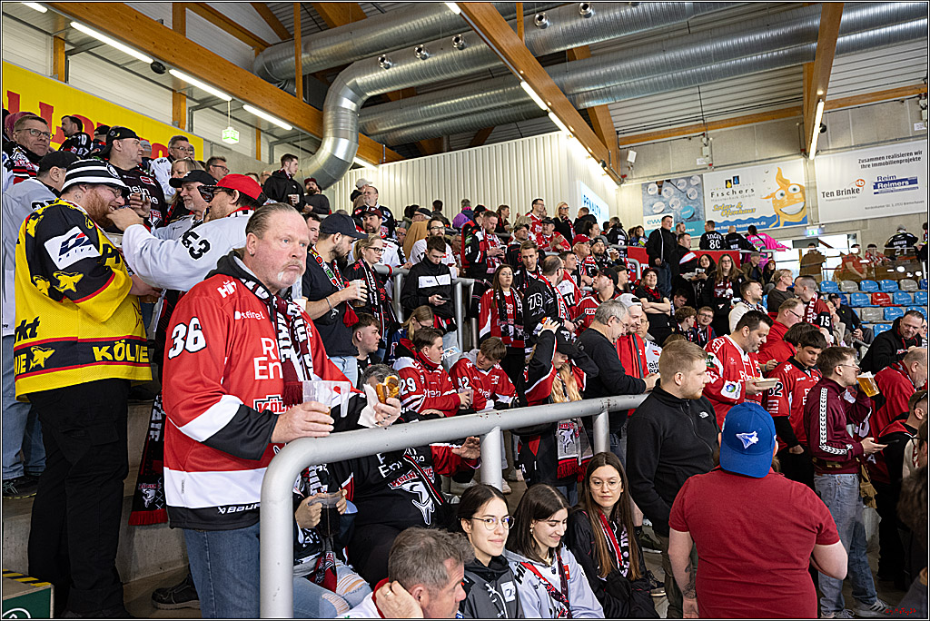 PENNY DEL 1 - Playoff Viertelfinale; Fischtown Pinguins Bremerhaven - Kölner Haie; Bermerhaven, 21.03.2025