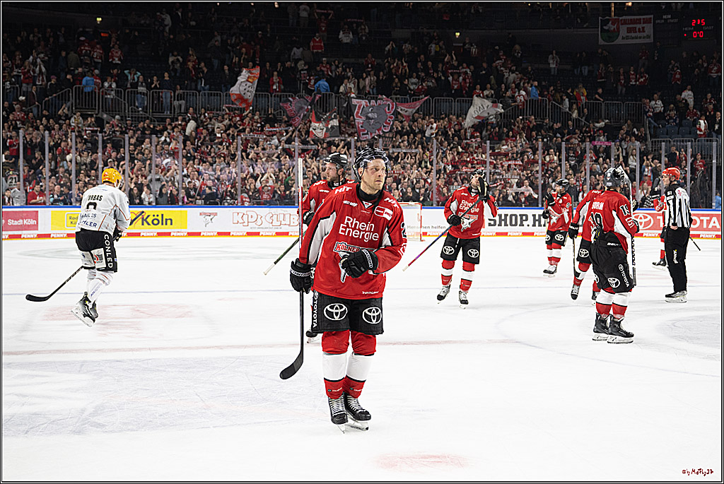 PENNY DEL 1 - Playoff Viertelfinale; Kölner Haie - Fischtown Pinguins Bremerhaven; Köln, 24.03.2025
