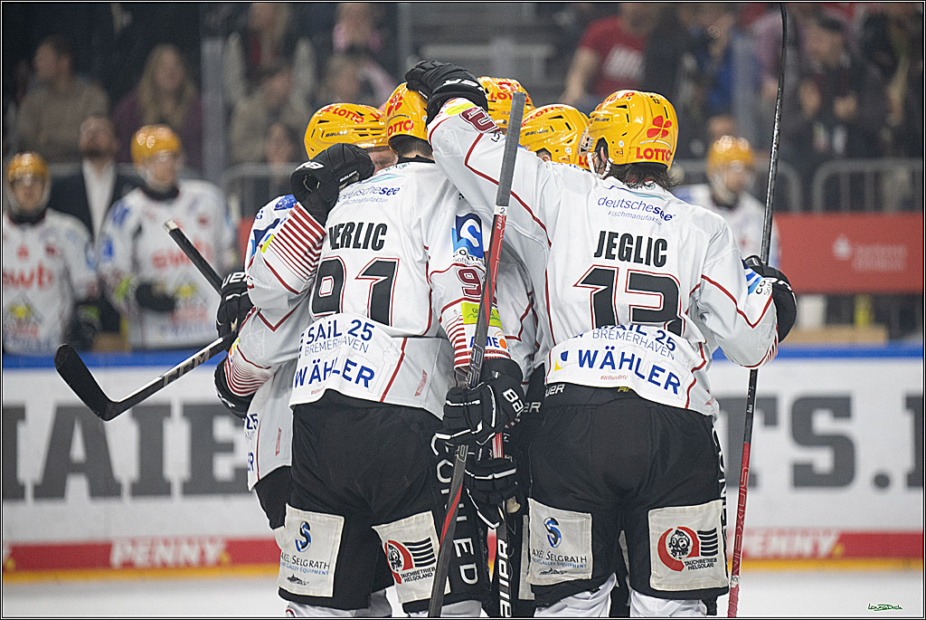 PENNY DEL 1 - Playoff Viertelfinale; Kölner Haie - Fischtown Pinguins Bremerhaven; Köln, 24.03.2025