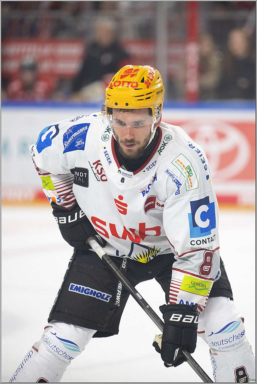 PENNY DEL; Koelner Haie- Fischtown Bremerhaven; Koeln, 24.03.2025