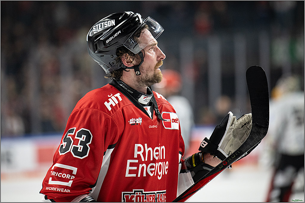 PENNY DEL; Koelner Haie- Fischtown Bremerhaven; Koeln, 24.03.2025