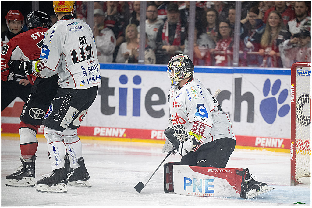 PENNY DEL 1 - Playoff Viertelfinale; Kölner Haie - Fischtown Pinguins Bremerhaven; Köln, 28.03.2025