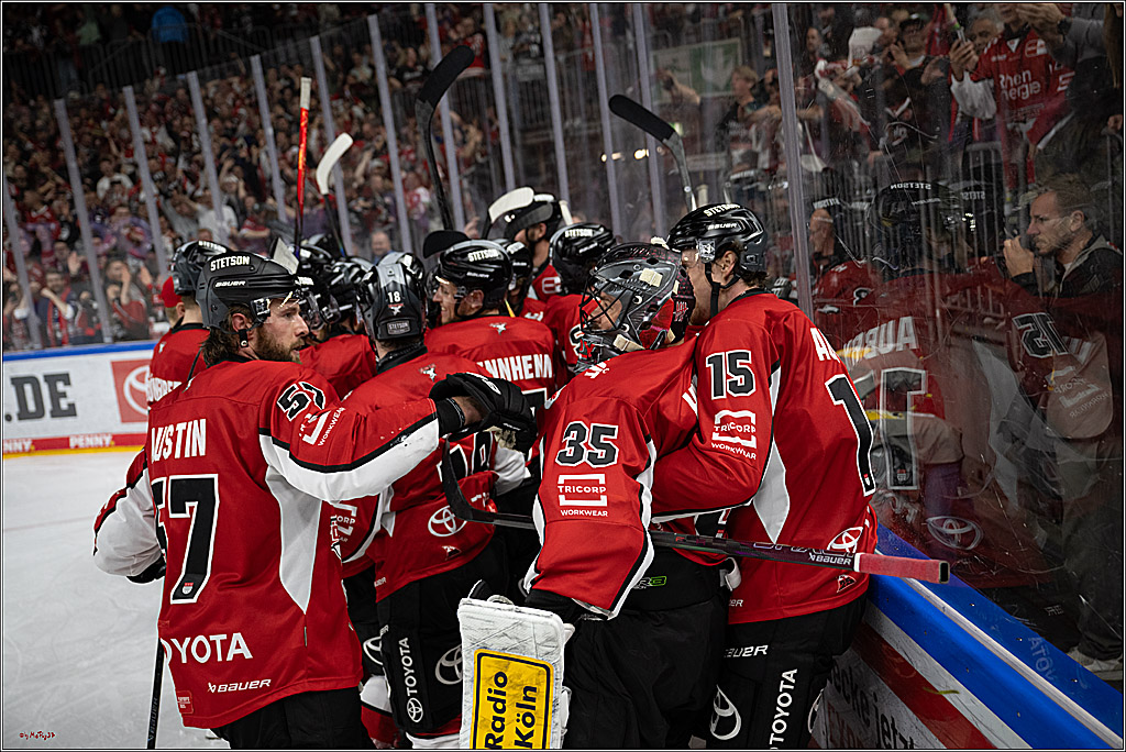 PENNY DEL 1 - Playoff Halbfinale; Kölner Haie - ERC Ingolstadt; Köln, 14.04.2025