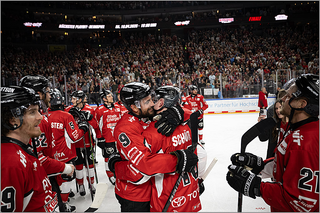 PENNY DEL 1 - Playoff Halbfinale; Kölner Haie - ERC Ingolstadt; Köln, 14.04.2025