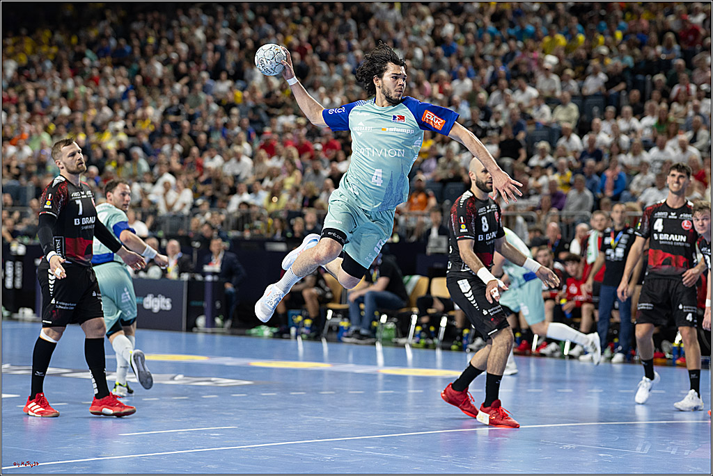 DHB-Pokal Lidl-F4 - MT Melsungen - HBW Balingen-Weilstetten; Köln, 12.04.2025