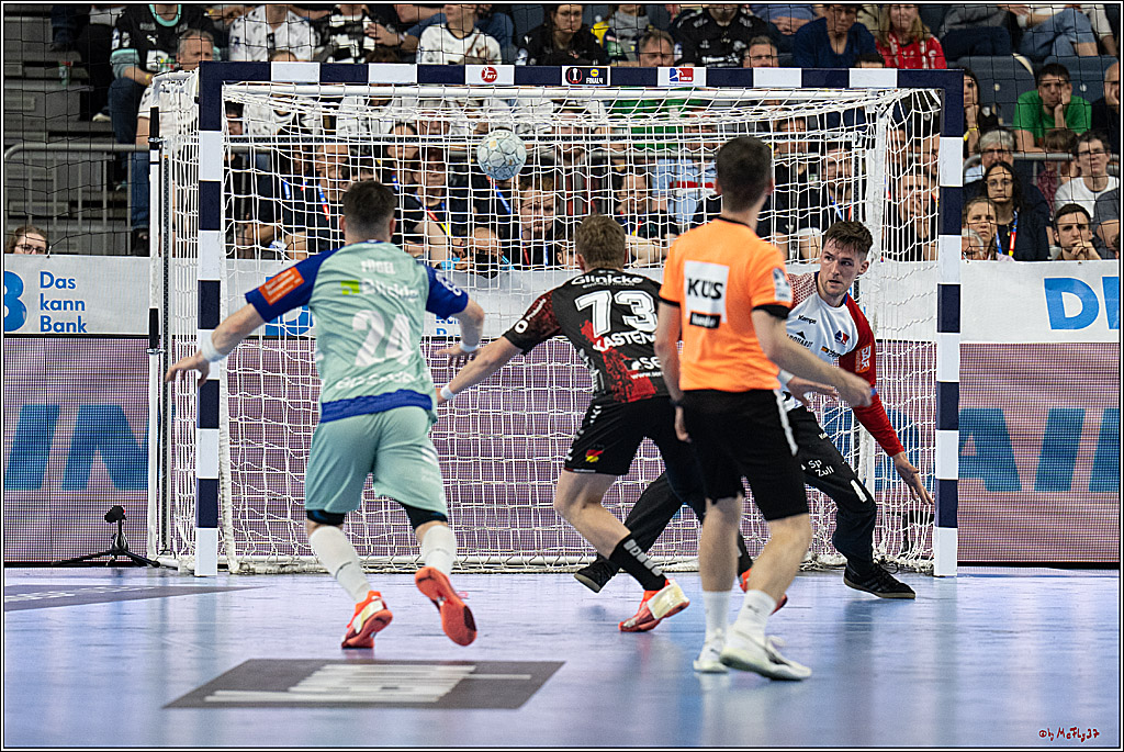 DHB-Pokal Lidl-F4 - MT Melsungen - HBW Balingen-Weilstetten; Köln, 12.04.2025