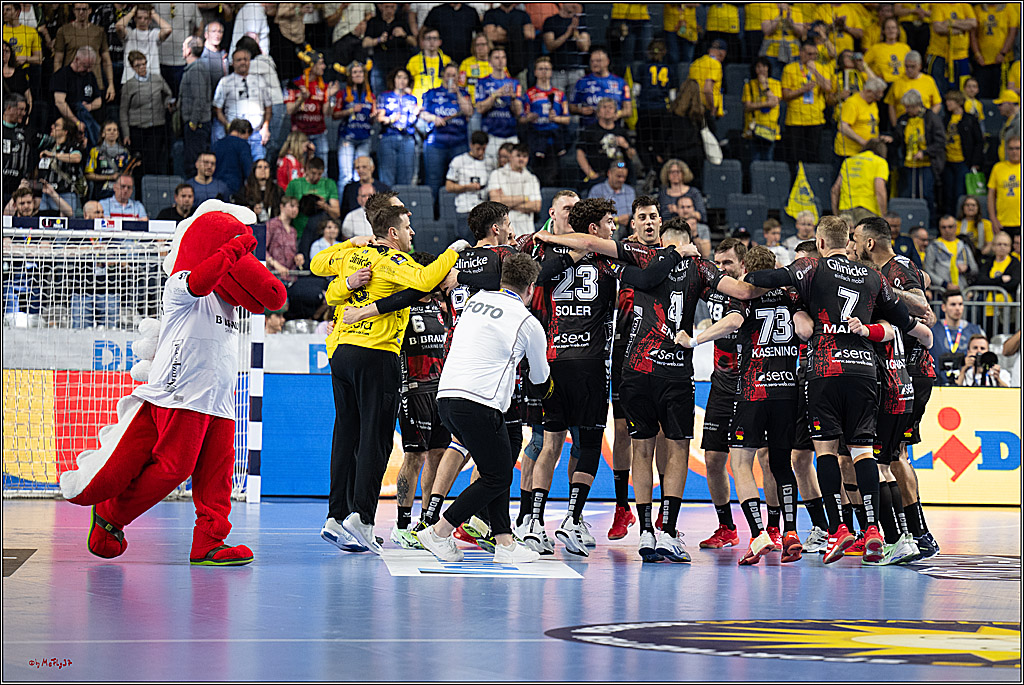 DHB-Pokal Lidl-F4 - MT Melsungen - HBW Balingen-Weilstetten; Köln, 12.04.2025