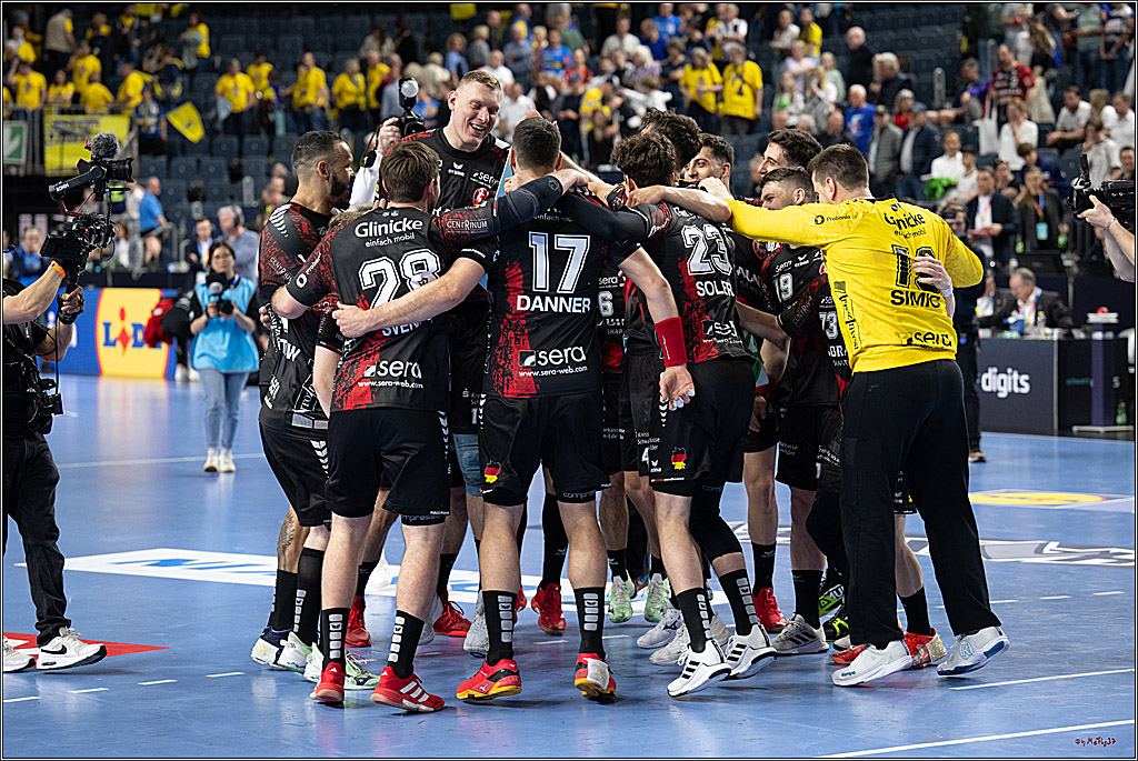 DHB-Pokal Lidl-F4 - MT Melsungen - HBW Balingen-Weilstetten; Köln, 12.04.2025