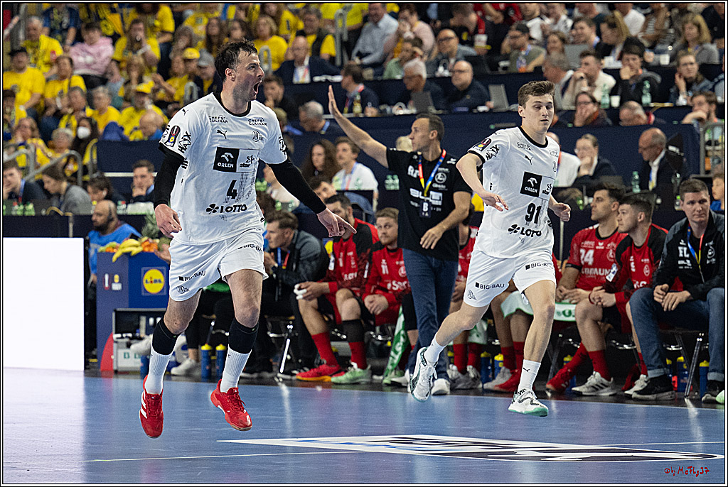 DHB-Pokal Lidl-F4  Finale - THW Kiel - MT Melsungen; Köln, 13.04.2025