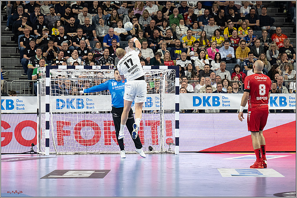 DHB-Pokal Lidl-F4  Finale - THW Kiel - MT Melsungen; Köln, 13.04.2025