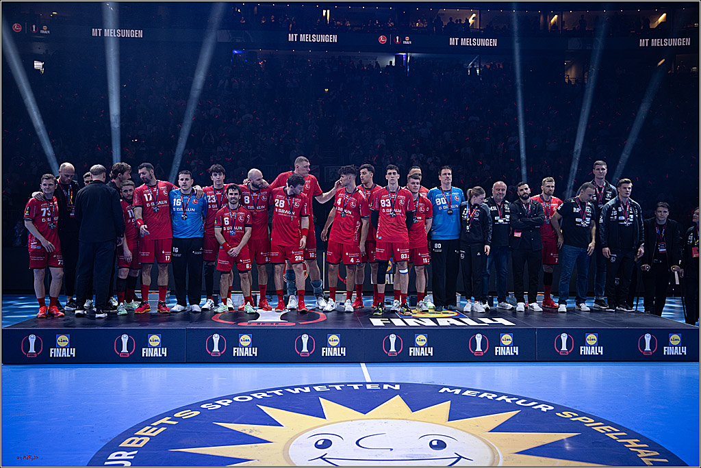 DHB-Pokal Lidl-F4  Finale - THW Kiel - MT Melsungen; Köln, 13.04.2025