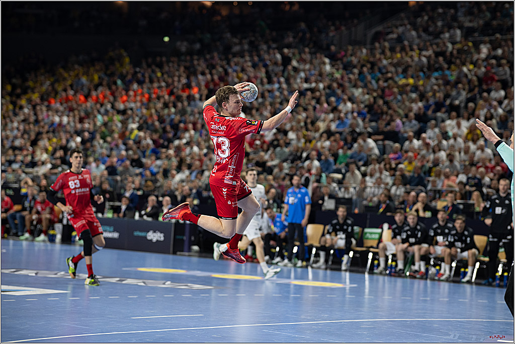 DHB-Pokal Lidl-F4  Finale - THW Kiel - MT Melsungen; Köln, 13.04.2025