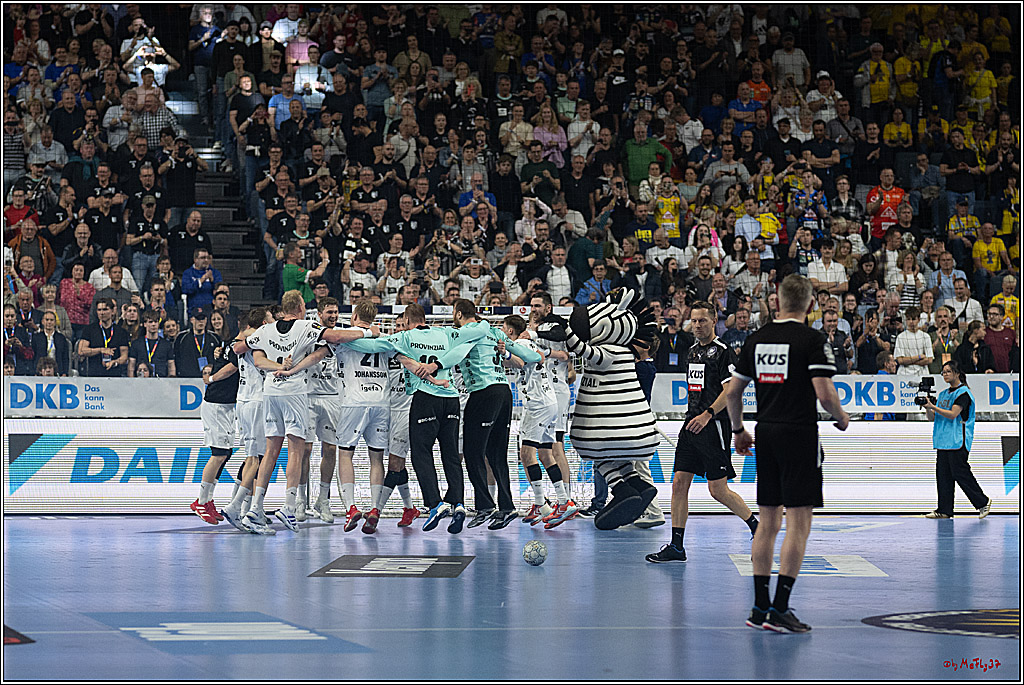 DHB-Pokal Lidl-F4  Finale - THW Kiel - MT Melsungen; Köln, 13.04.2025
