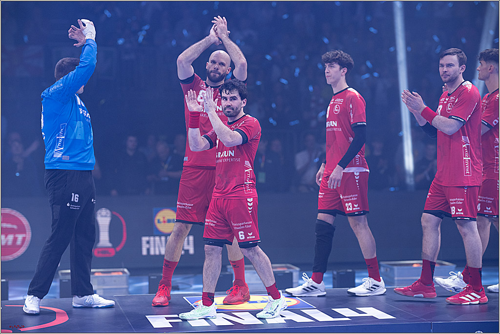 DHB-Pokal Lidl-F4  Finale - THW Kiel - MT Melsungen; Köln, 13.04.2025