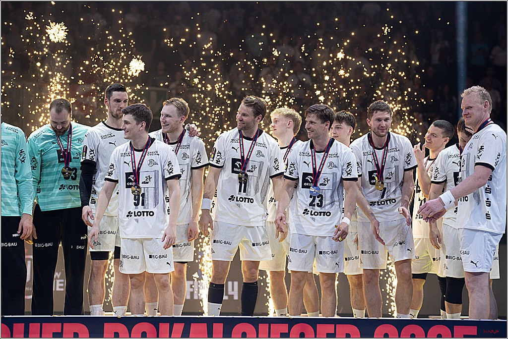 DHB-Pokal Lidl-F4  Finale - THW Kiel - MT Melsungen; Köln, 13.04.2025