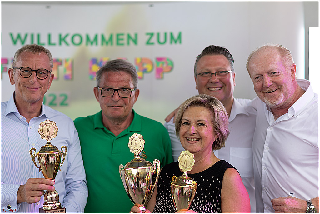 7. KonfettiKapp das etwas anderen Benefiz Golfturnier, 25.06.2022, KG Grön-Fidele Grön-Wieße Rezag Porzer Ehrengarde e.V., KG 1. Straßenbahnsitzung e.V.