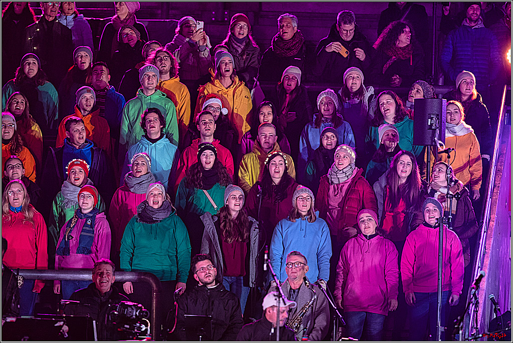 Loss mer Weihnachtsleeder singe; Köln, 23.12.2022