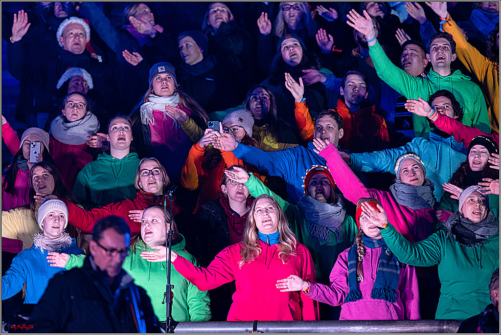 Loss mer Weihnachtsleeder singe; Köln, 23.12.2022