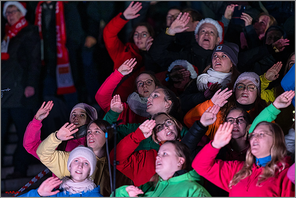 Loss mer Weihnachtsleeder singe; Köln, 23.12.2022