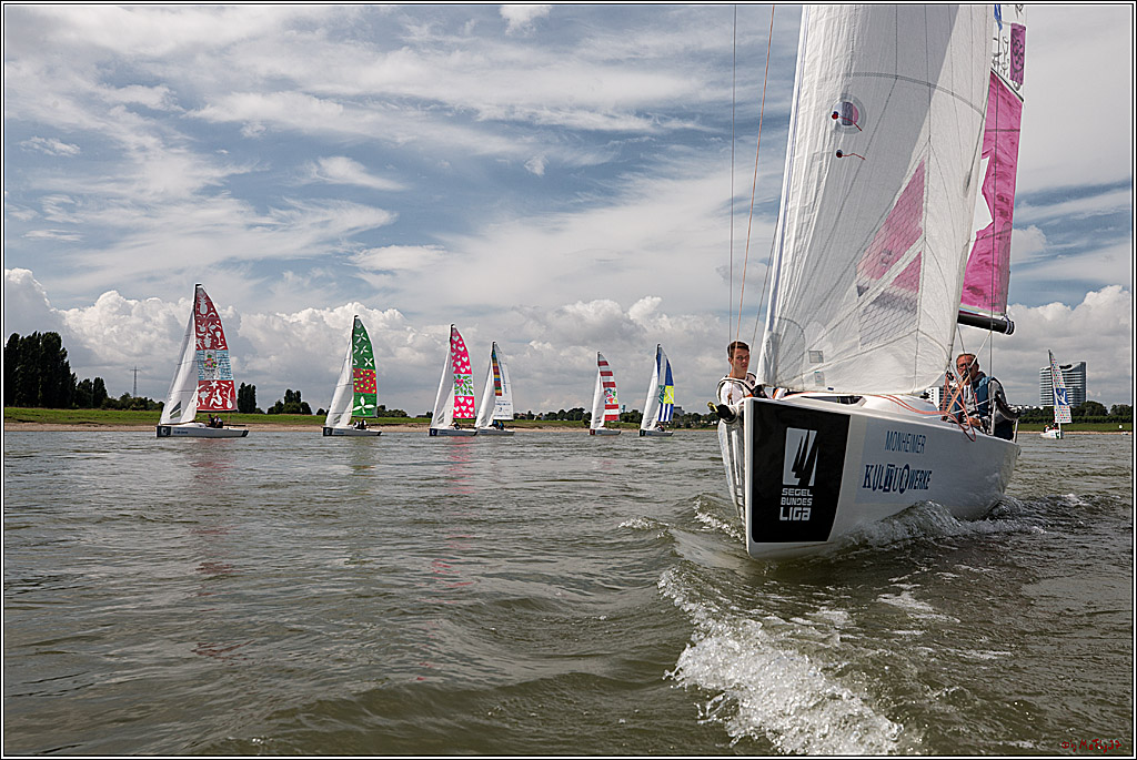 Die Kultur-Regatta Sailing #Art4GlobalGoals - Nachhaltigkeitsziele (Sustainable Develpment Goals / SDGs) der Vereinten Nationen (UN); Monheim - Duesselorfer Yachthafen, 22.08.2021