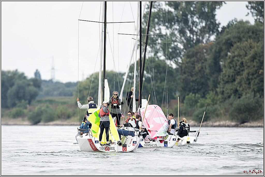 Die Kultur-Regatta Sailing #Art4GlobalGoals - Nachhaltigkeitsziele (Sustainable Develpment Goals / SDGs) der Vereinten Nationen (UN); Monheim - Duesselorfer Yachthafen, 22.08.2021