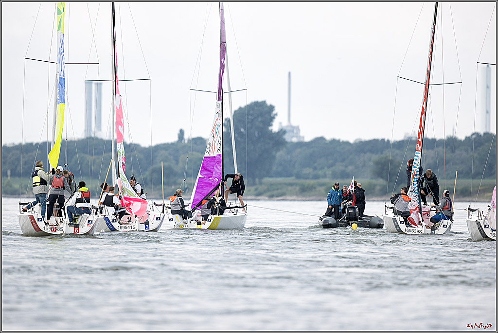 Die Kultur-Regatta Sailing #Art4GlobalGoals - Nachhaltigkeitsziele (Sustainable Develpment Goals / SDGs) der Vereinten Nationen (UN); Monheim - Duesselorfer Yachthafen, 22.08.2021