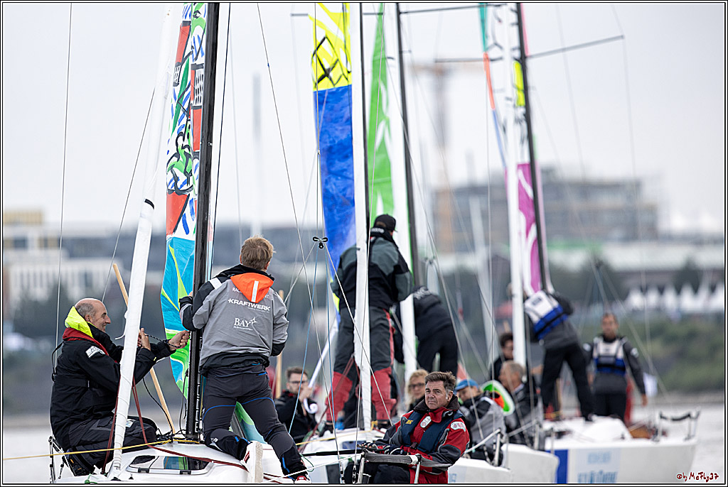 Die Kultur-Regatta Sailing #Art4GlobalGoals - Nachhaltigkeitsziele (Sustainable Develpment Goals / SDGs) der Vereinten Nationen (UN); Monheim - Duesselorfer Yachthafen, 22.08.2021