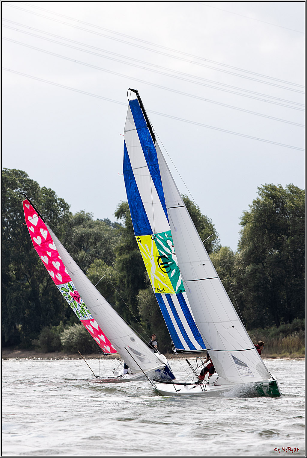 Die Kultur-Regatta Sailing #Art4GlobalGoals - Nachhaltigkeitsziele (Sustainable Develpment Goals / SDGs) der Vereinten Nationen (UN); Monheim - Duesselorfer Yachthafen, 22.08.2021