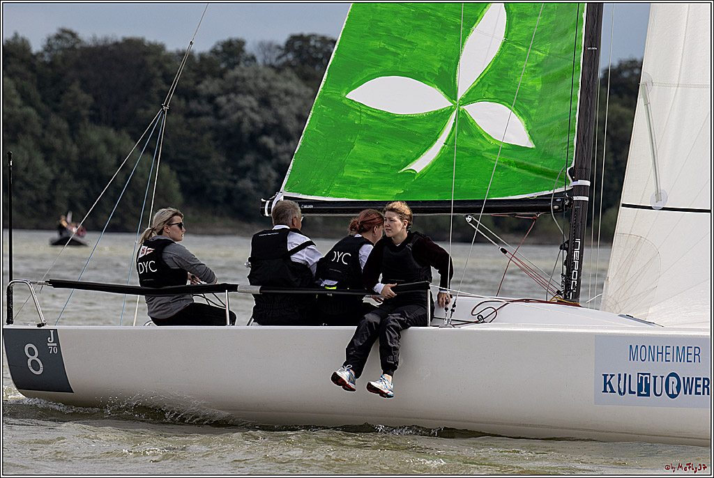 Die Kultur-Regatta Sailing #Art4GlobalGoals - Nachhaltigkeitsziele (Sustainable Develpment Goals / SDGs) der Vereinten Nationen (UN); Monheim - Duesselorfer Yachthafen, 22.08.2021