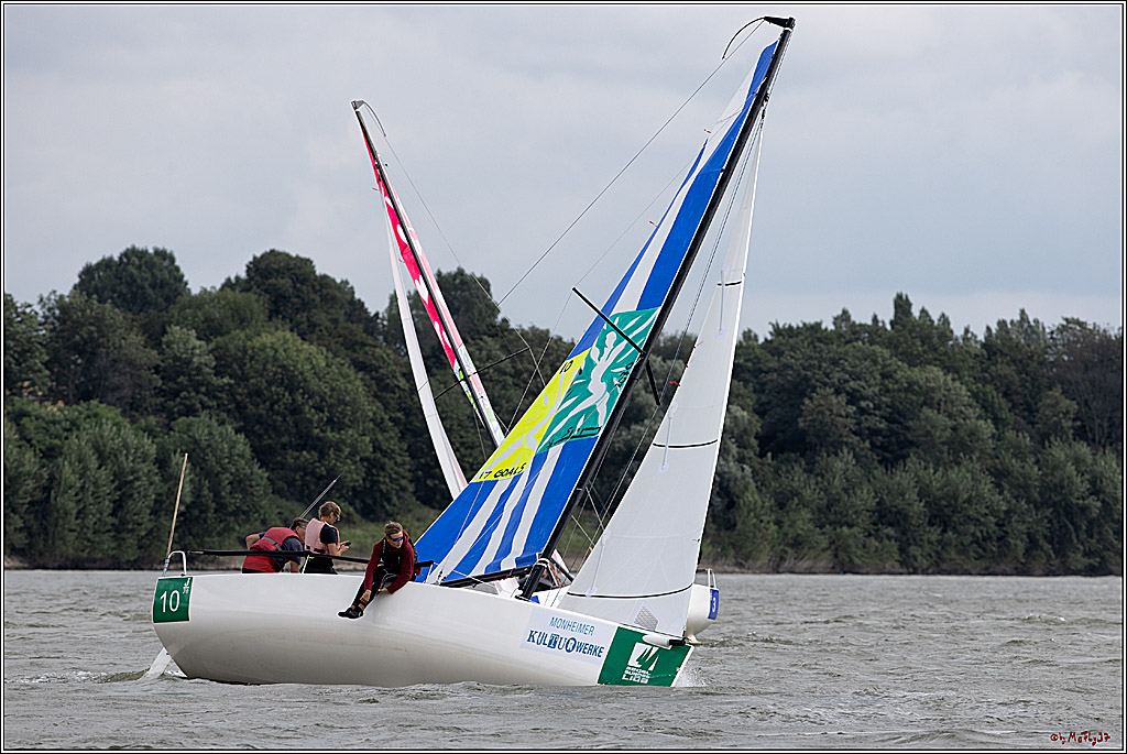 Die Kultur-Regatta Sailing #Art4GlobalGoals - Nachhaltigkeitsziele (Sustainable Develpment Goals / SDGs) der Vereinten Nationen (UN); Monheim - Duesselorfer Yachthafen, 22.08.2021