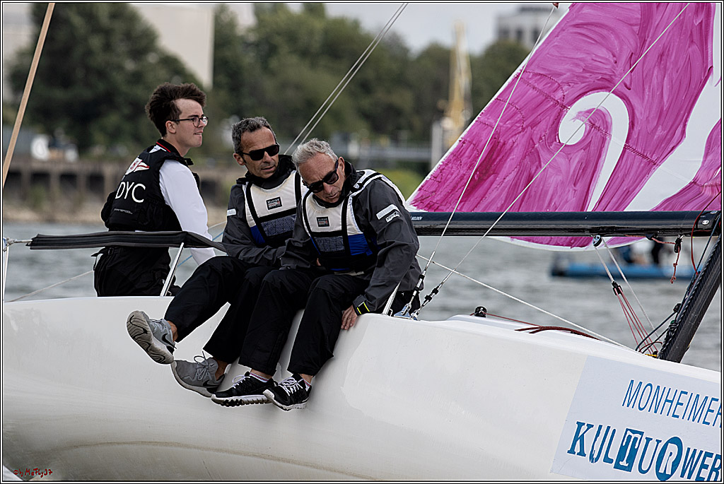 Die Kultur-Regatta Sailing #Art4GlobalGoals - Nachhaltigkeitsziele (Sustainable Develpment Goals / SDGs) der Vereinten Nationen (UN); Monheim - Duesselorfer Yachthafen, 22.08.2021