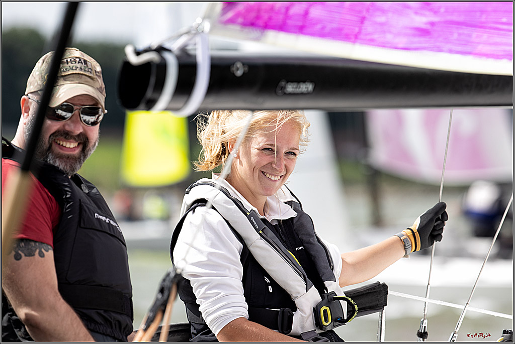 Die Kultur-Regatta Sailing #Art4GlobalGoals - Nachhaltigkeitsziele (Sustainable Develpment Goals / SDGs) der Vereinten Nationen (UN); Monheim - Duesselorfer Yachthafen, 22.08.2021