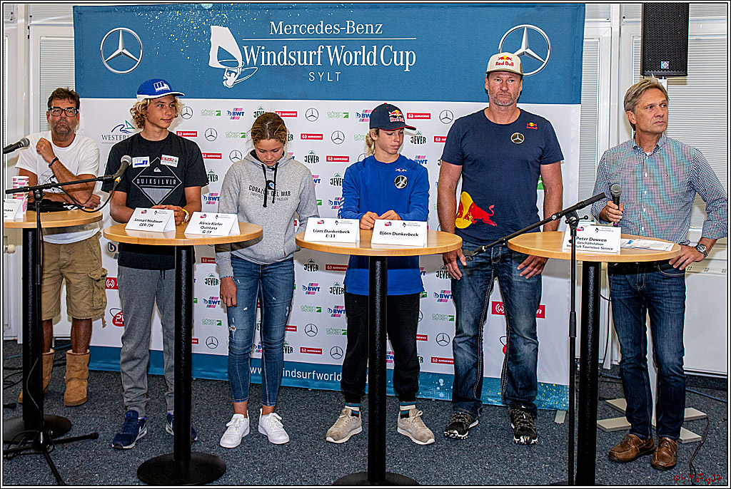 PWA - Mercedes-Benz - World Windsurfing Tour Sylt 2019  - Pressekonferenz ; Sylt Westerland, 27.09.2019