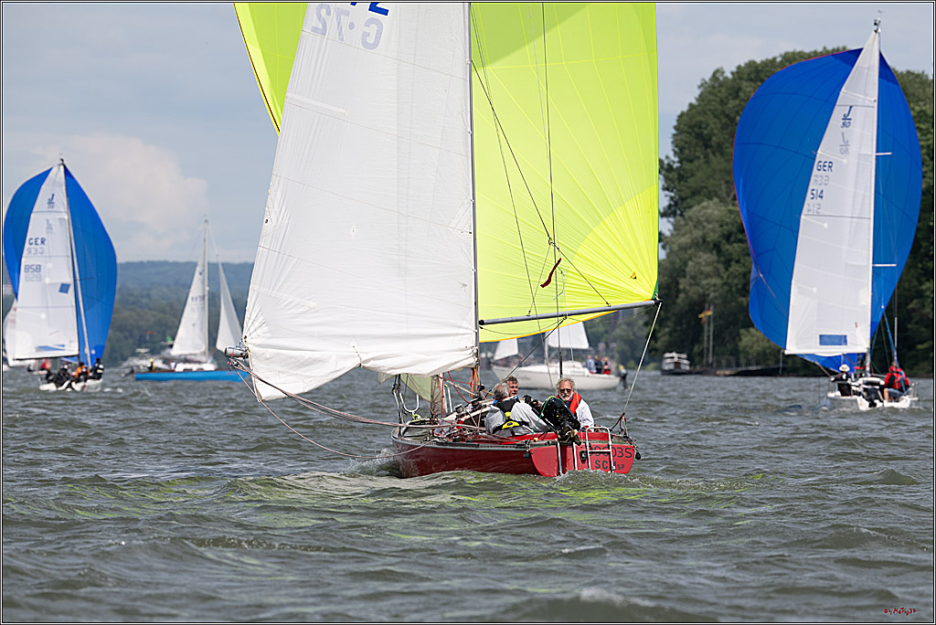 Rheinwoche 2025 1. Regattatag, 08.06.2025